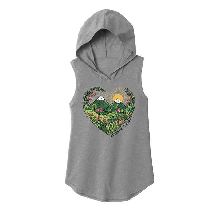Womens Small Heather Gray Hoodie