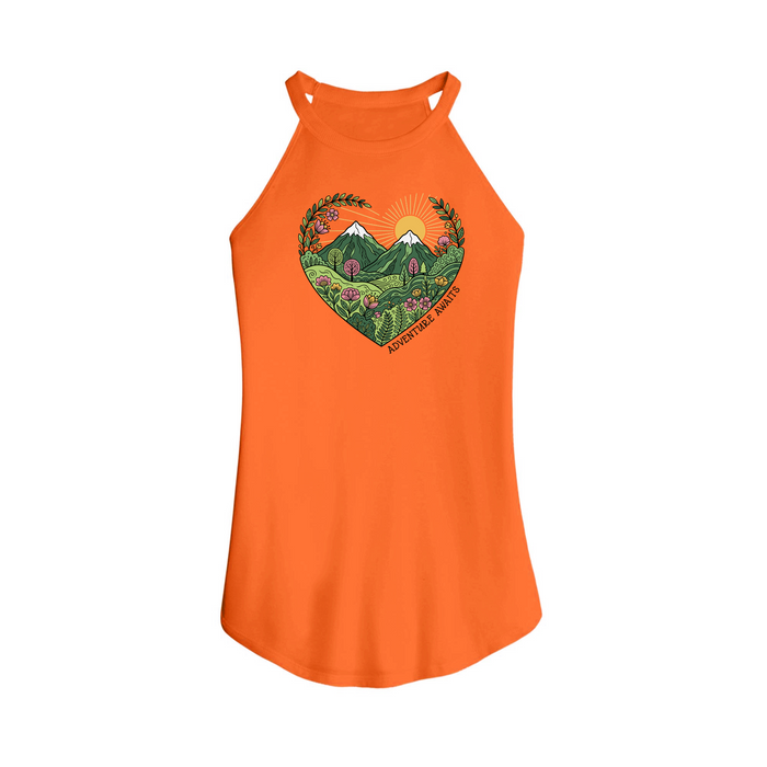 Womens X-Small Orange Tank Top