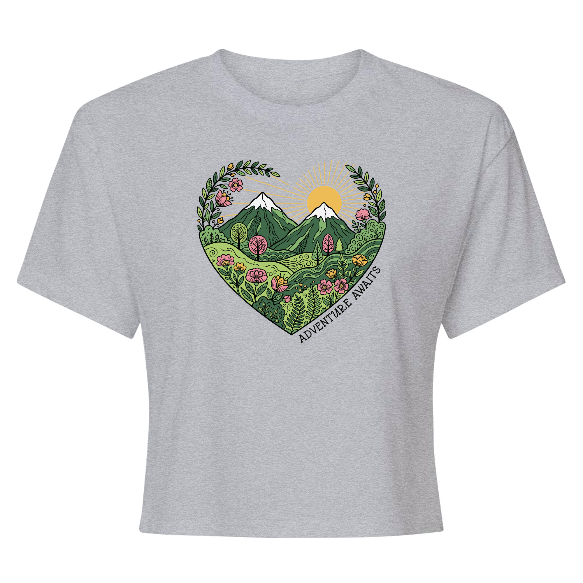 Womens X-Small Heather Gray Style_T-Shirt