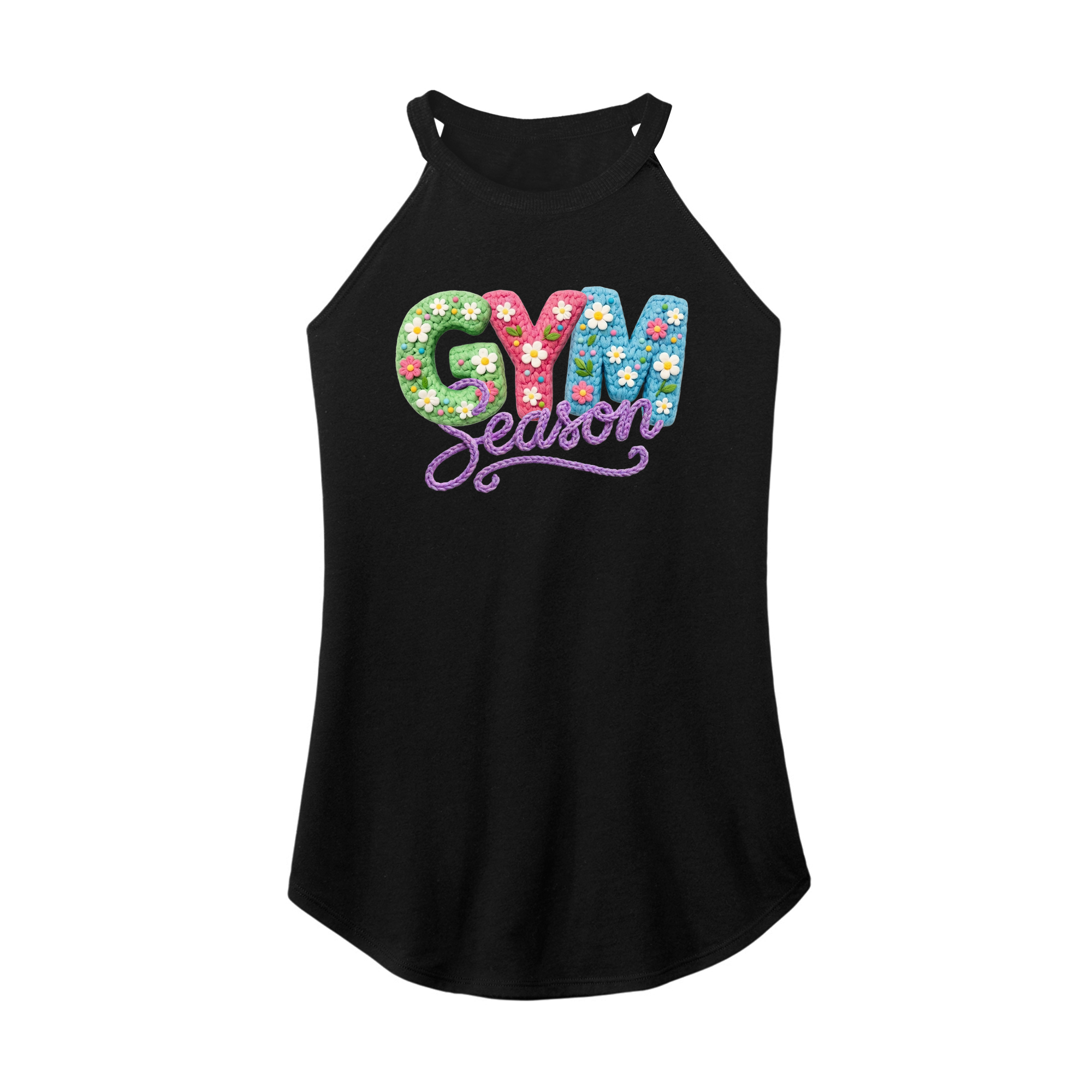 Womens X-Small Black Rocker Tank Top