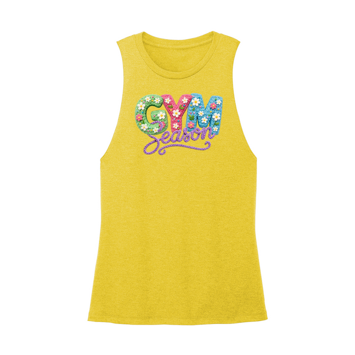 Womens X-Small Yellow Muscle Tank