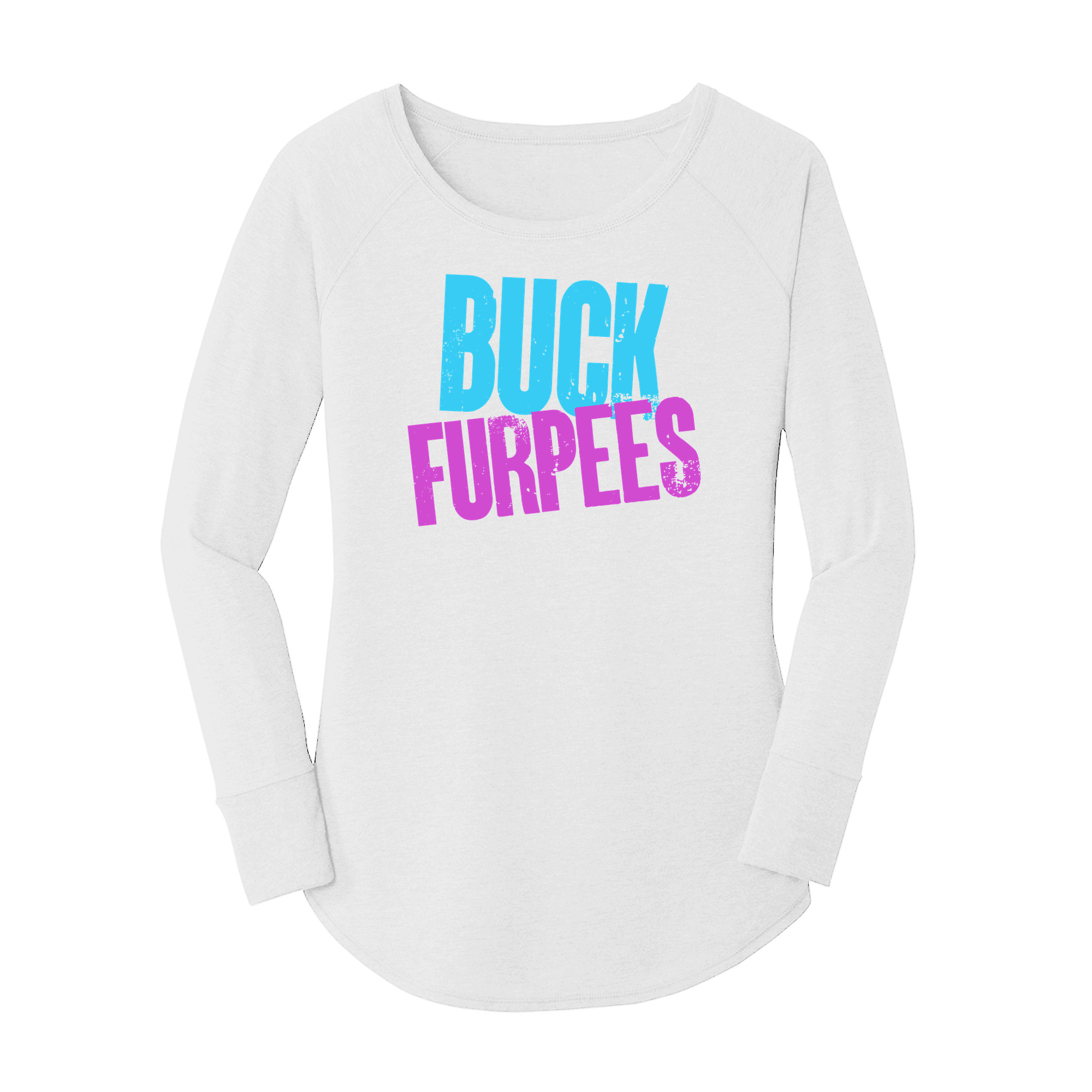 Womens X-Small White Long Sleeve Tunic Tee