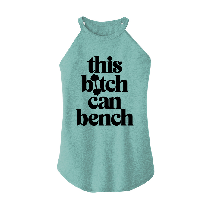 Womens X-Small Teal Rocker Tank Top