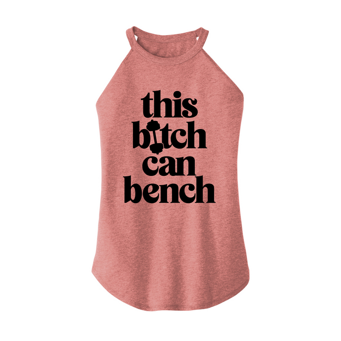 Womens X-Small Light Pink Rocker Tank Top