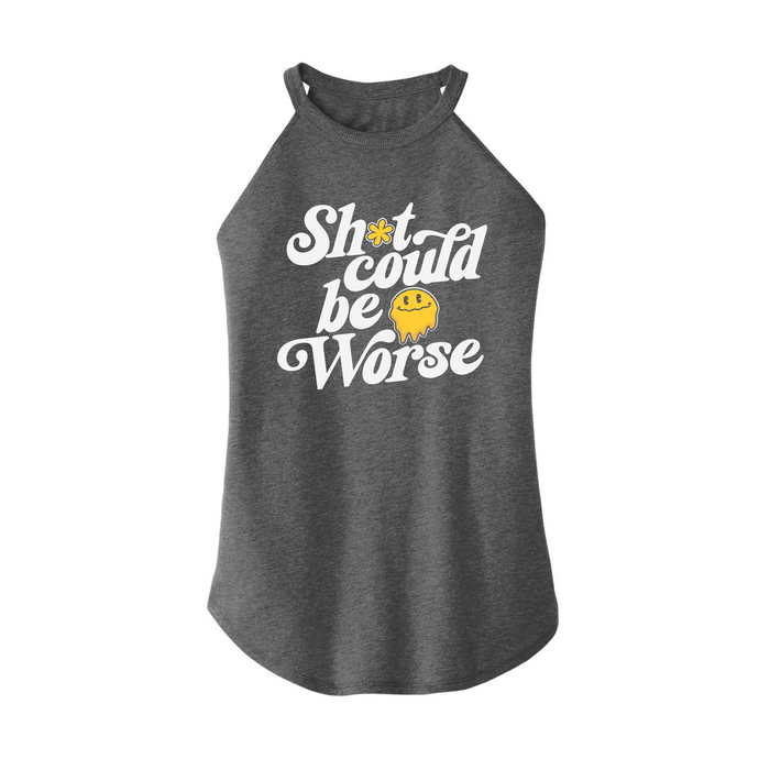 Womens X-Small Grey Rocker Tank Top