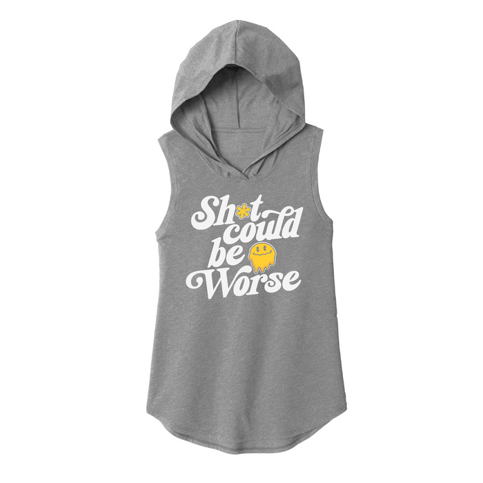 Womens Small Heather Gray Hoodie