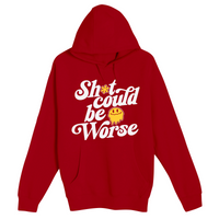 Unisex Small Cardinal Pullover Hooded Sweatshirt