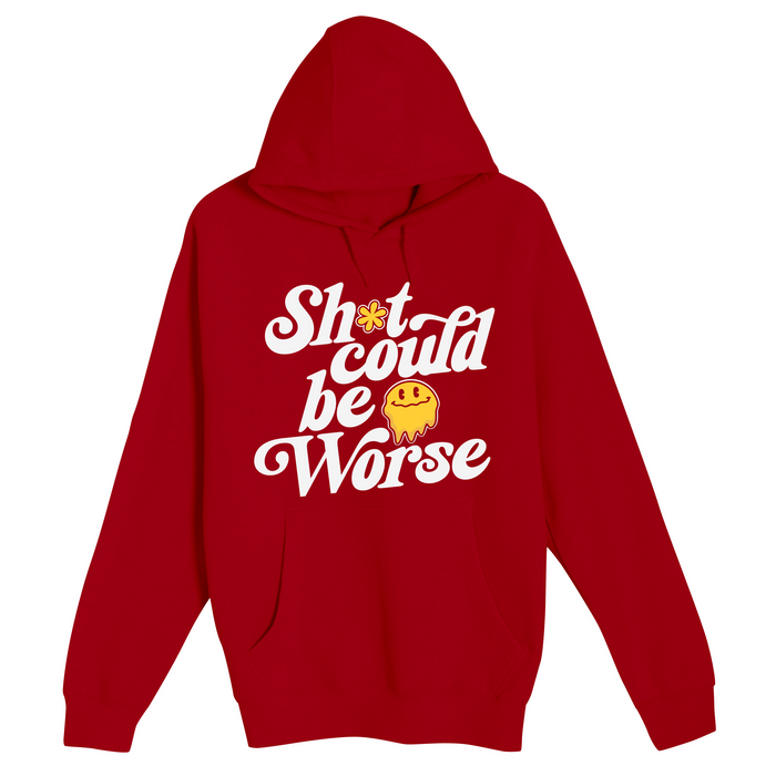 Unisex Small Cardinal Pullover Hooded Sweatshirt