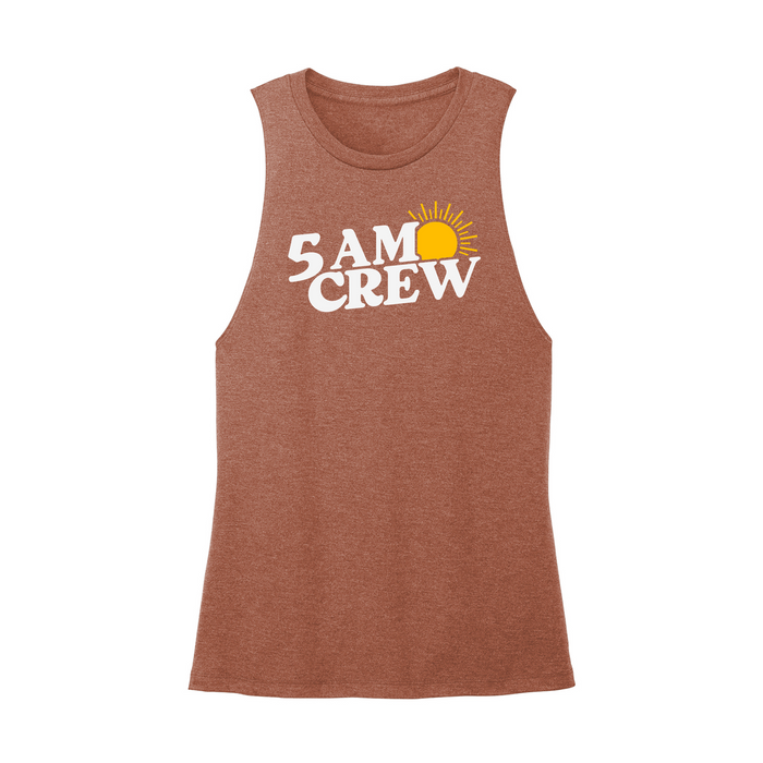 Womens X-Small Brown Muscle Tank