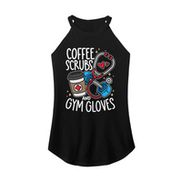 Womens X-Small Black Rocker Tank Top