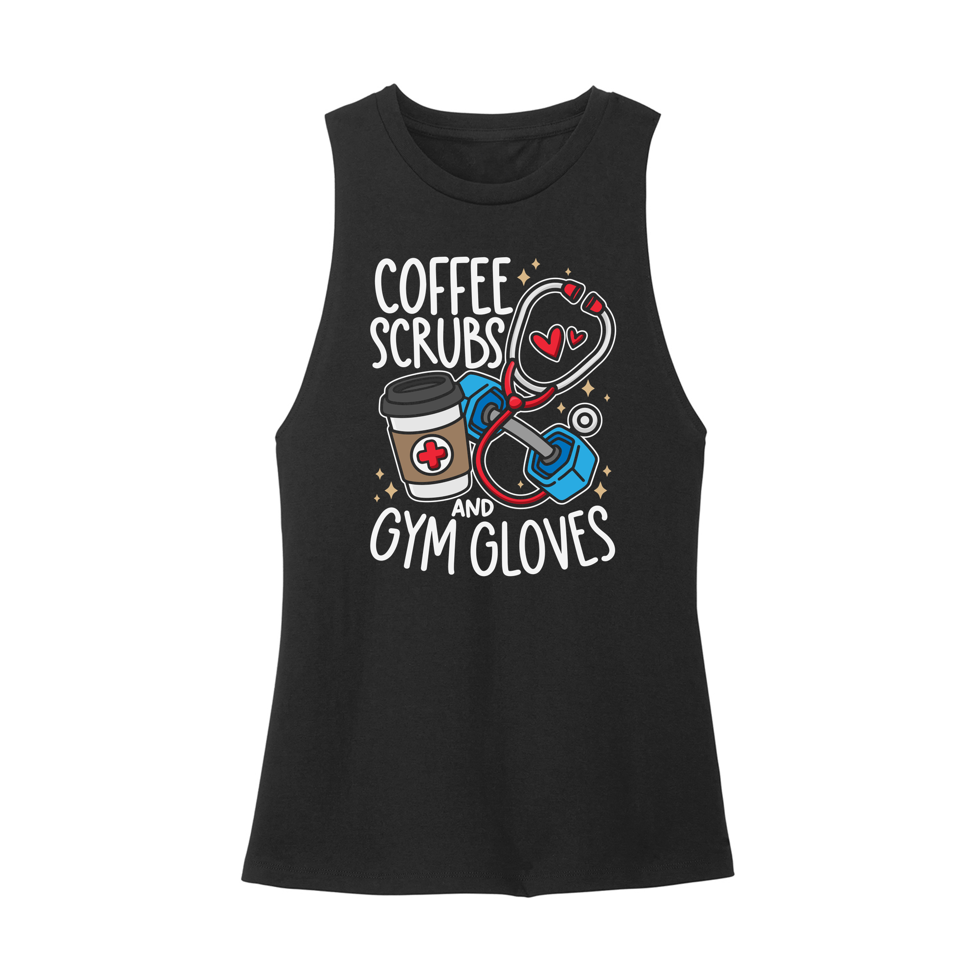 Womens X-Small Black Muscle Tank