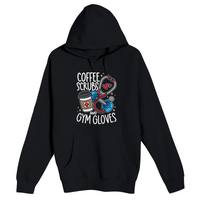Unisex Small Black Pullover Hooded Sweatshirt