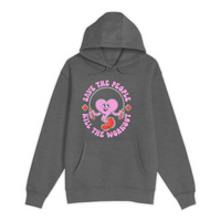 Unisex Small Charcoal Heather Pullover Hooded Sweatshirt