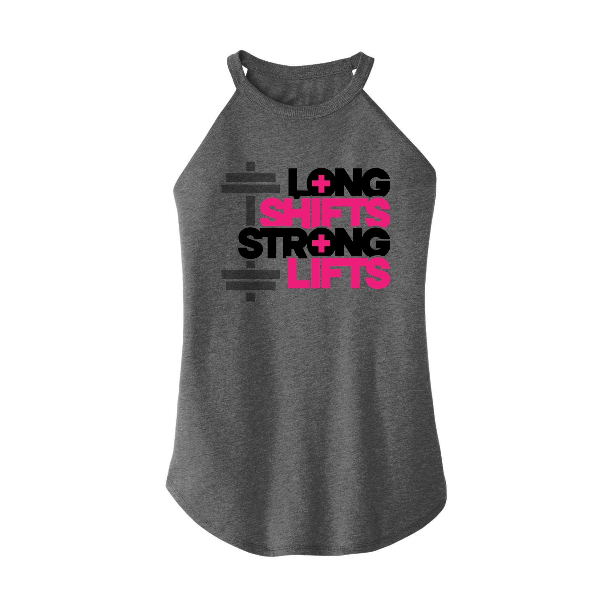 Womens X-Small Grey Rocker Tank Top