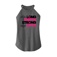 Womens X-Small Grey Rocker Tank Top