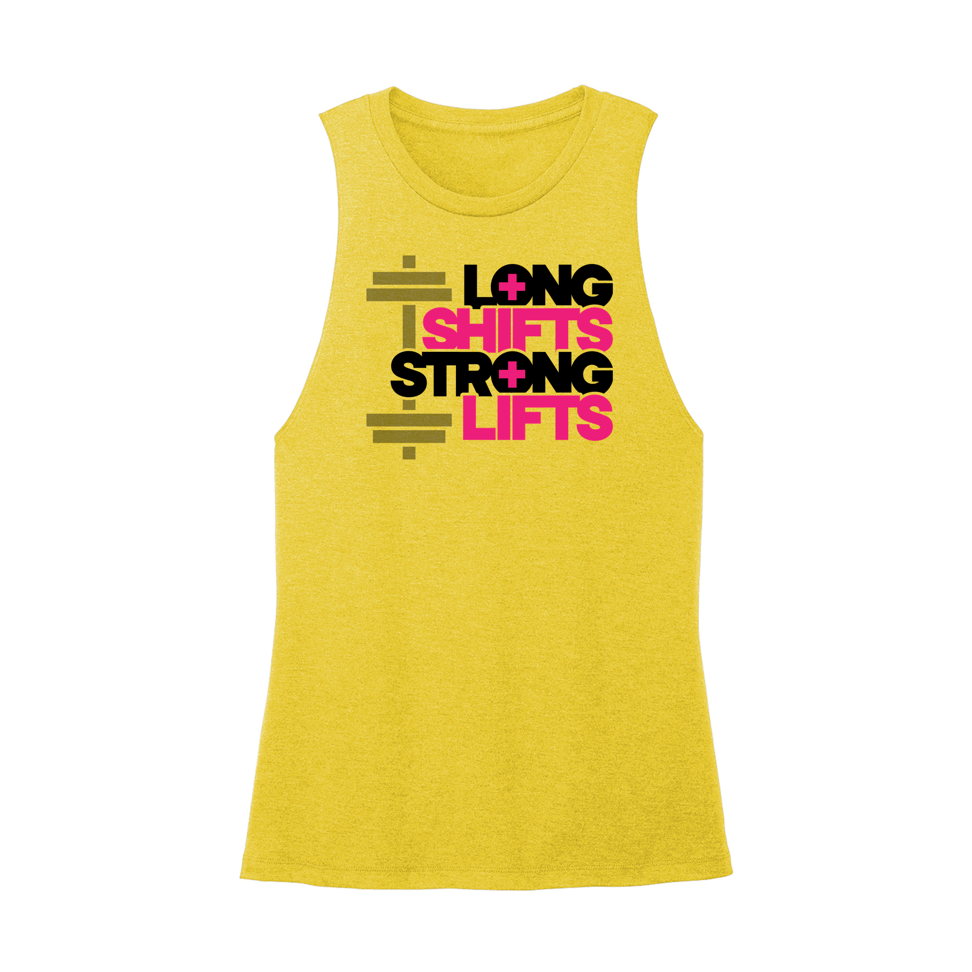 Womens X-Small Yellow Muscle Tank