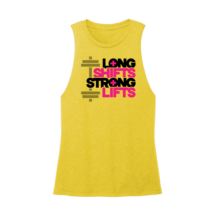 Womens X-Small Yellow Muscle Tank