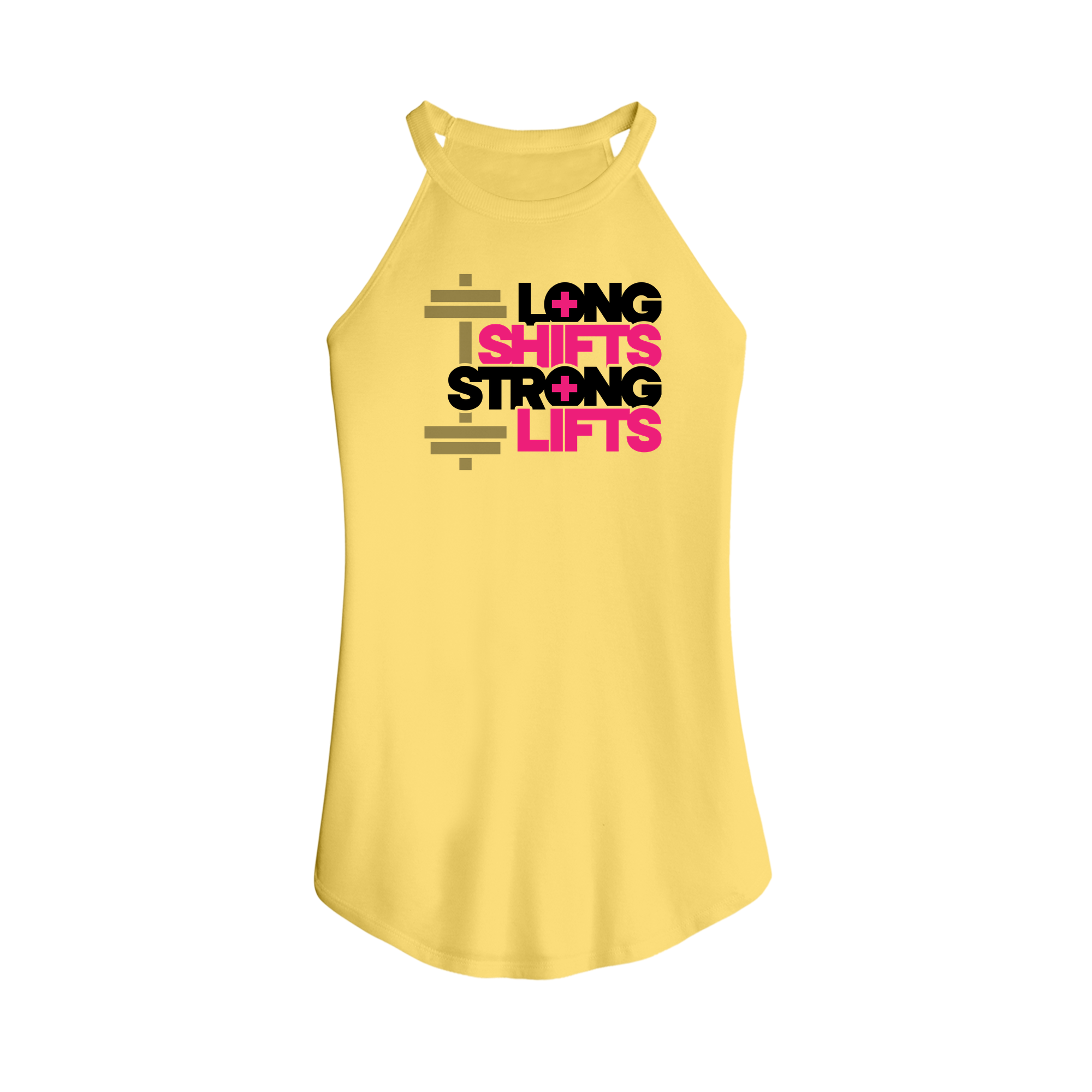 Womens X-Small Yellow Tank Top