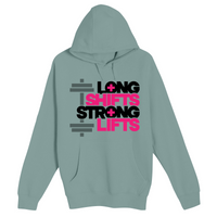 Unisex Small SEA FOAM Pullover Hooded Sweatshirt