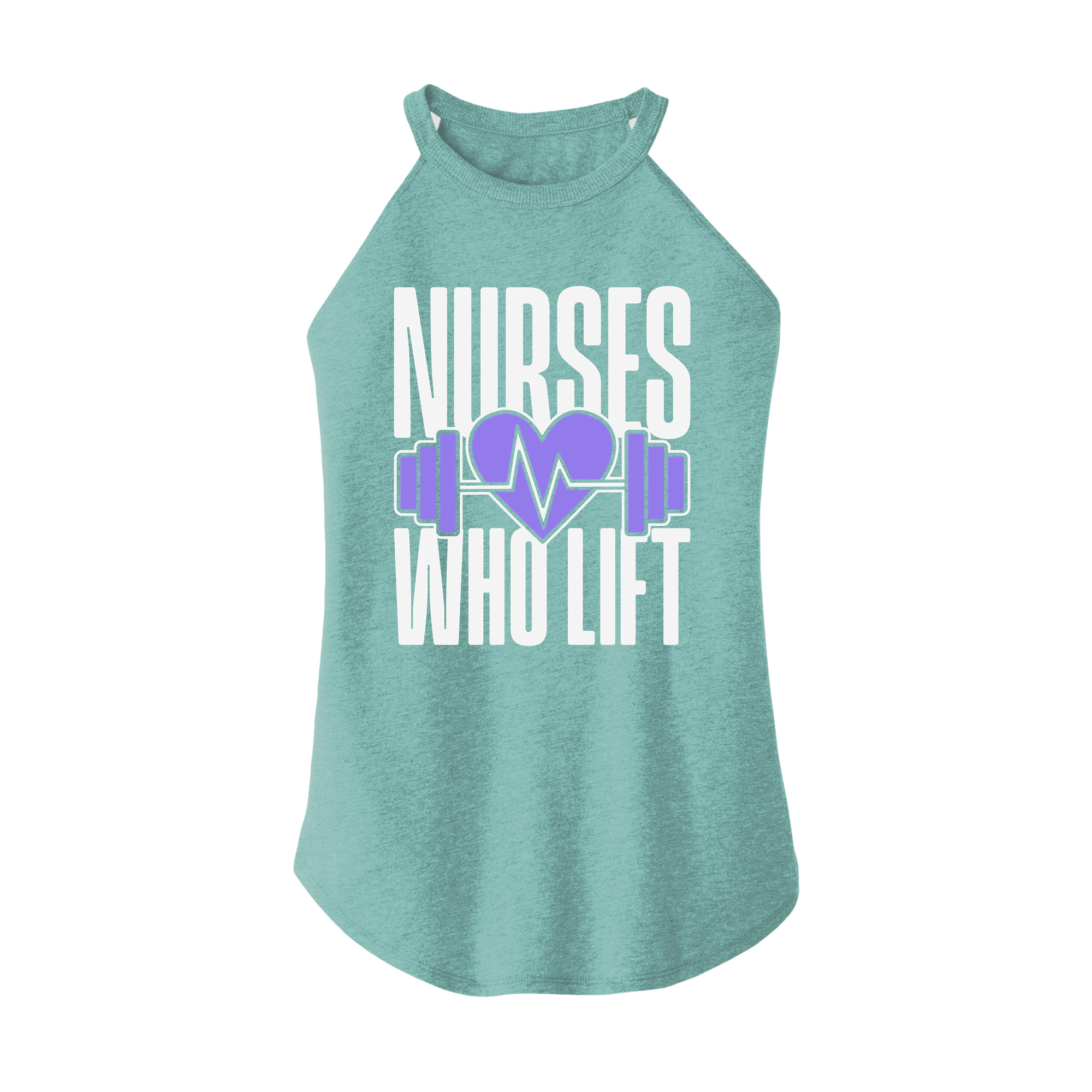 Womens X-Small Teal Rocker Tank Top