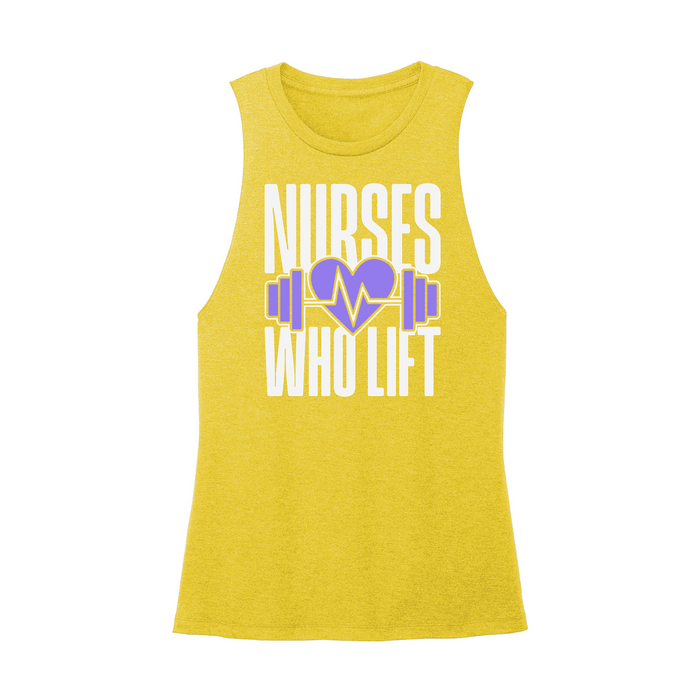 Womens X-Small Yellow Muscle Tank