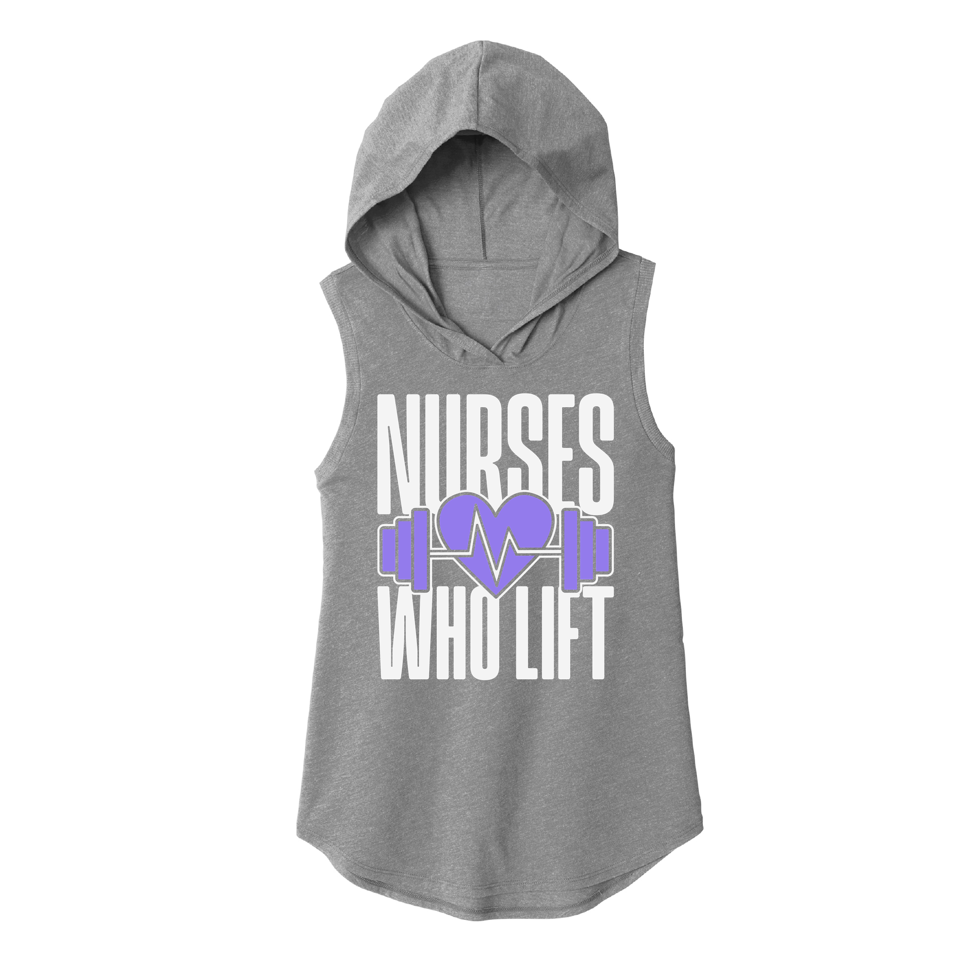 Womens Small Heather Gray Hoodie