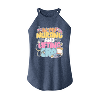Womens X-Small Navy Heather Rocker Tank Top