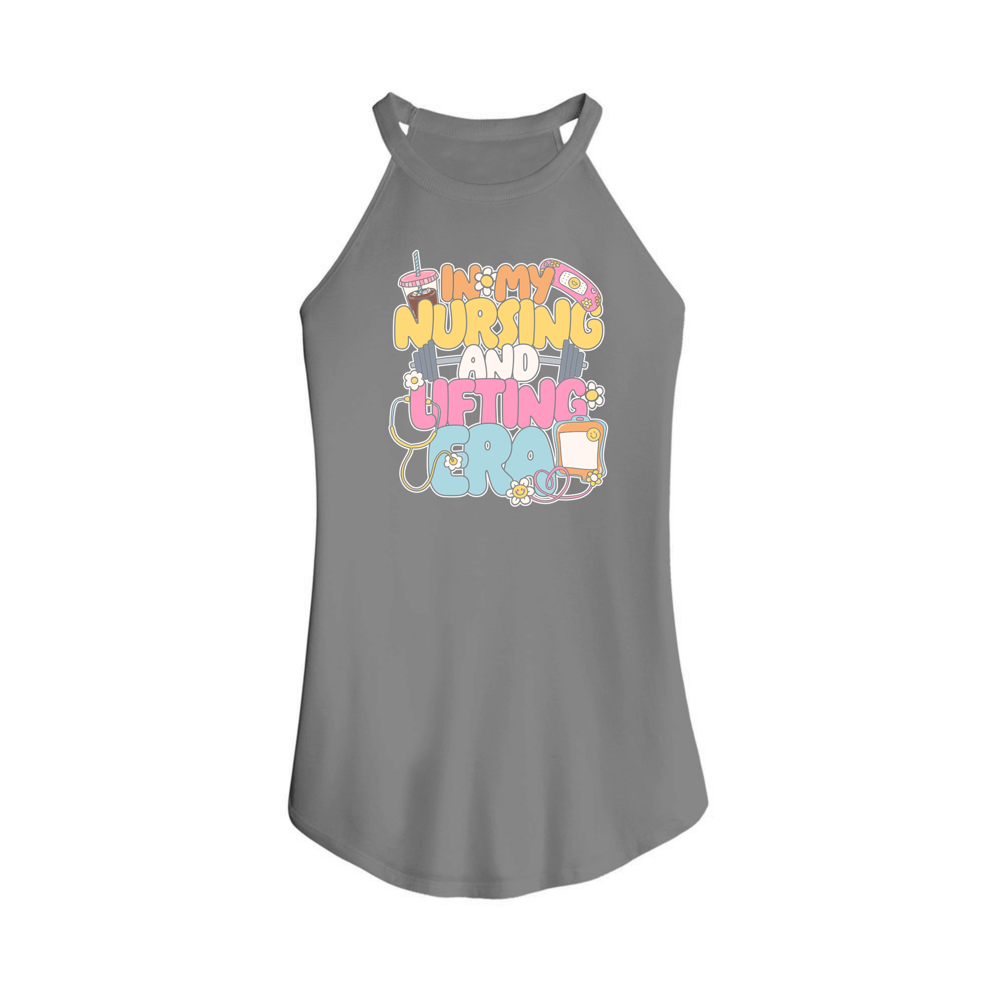 Womens X-Small Charcoal Tank Top