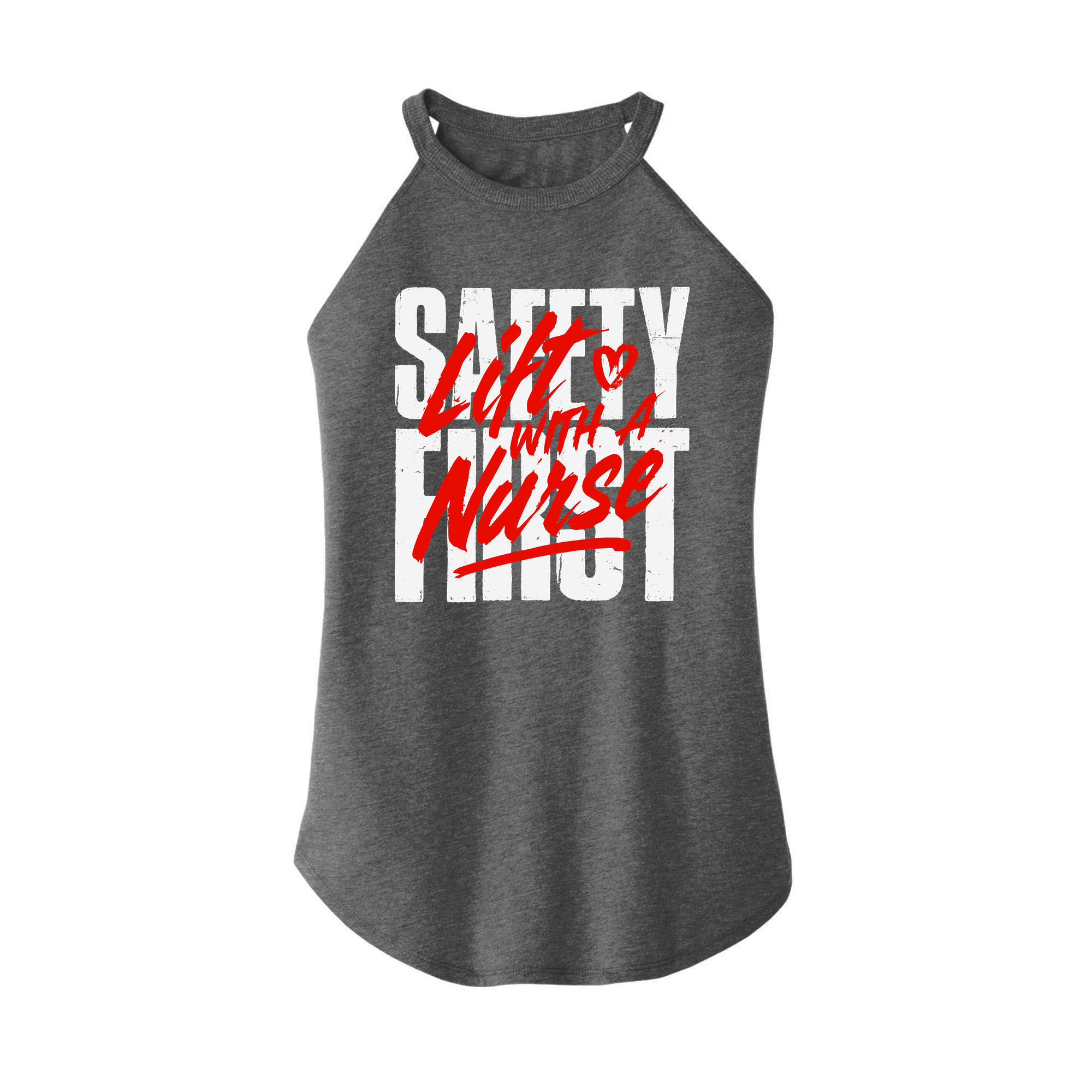 Womens X-Small Grey Rocker Tank Top
