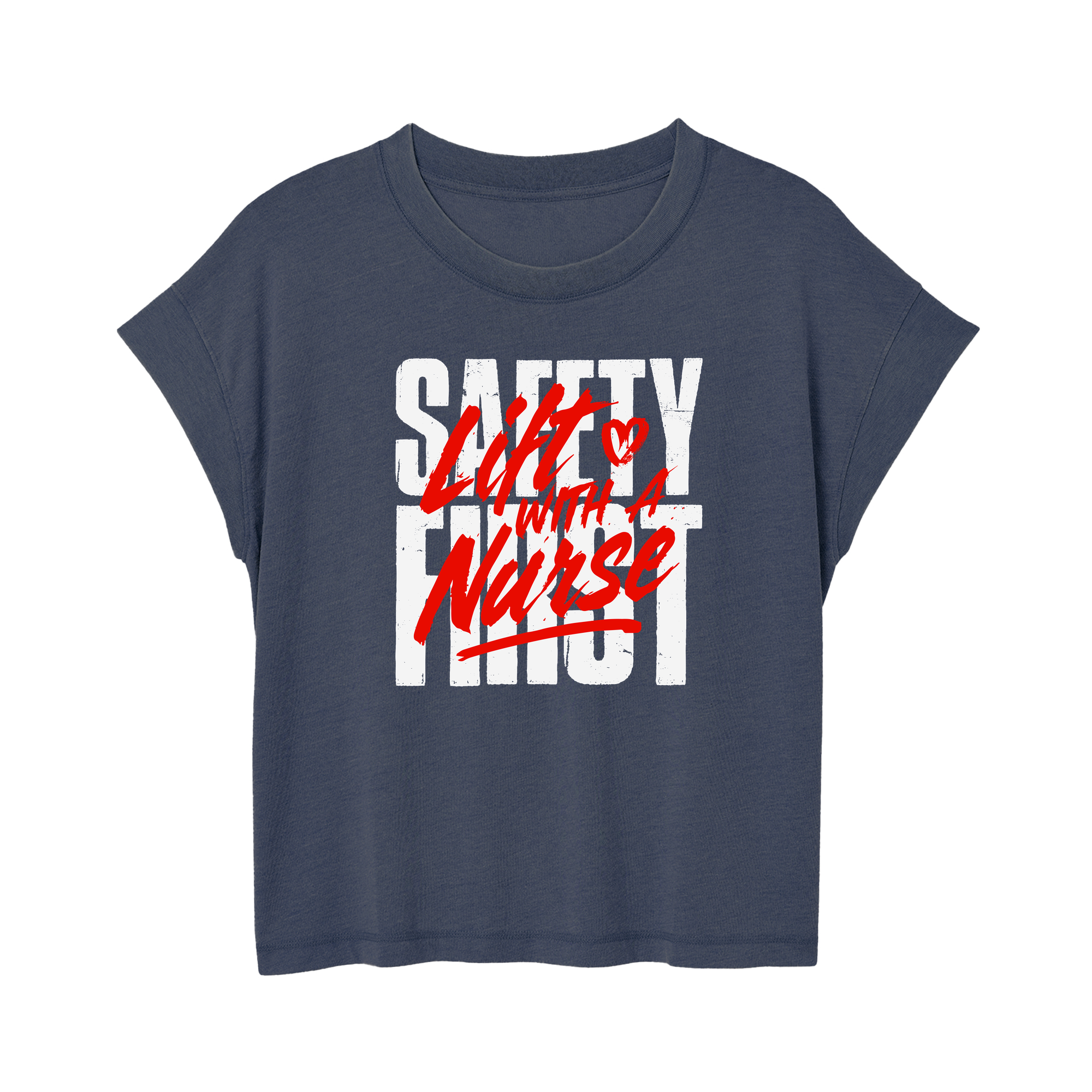 Womens Small Navy Style_T-Shirt