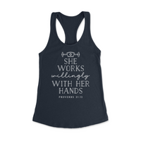 Womens X-Small Midnight Navy Style_Tank Top