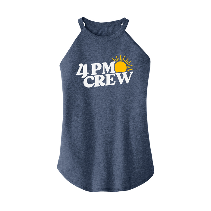 Womens X-Small Navy Heather Rocker Tank Top