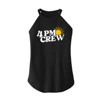 Womens X-Small Dark Heather Gray Rocker Tank Top
