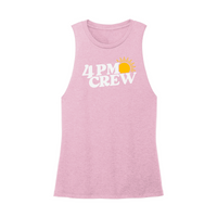 Womens X-Small Light Pink Muscle Tank