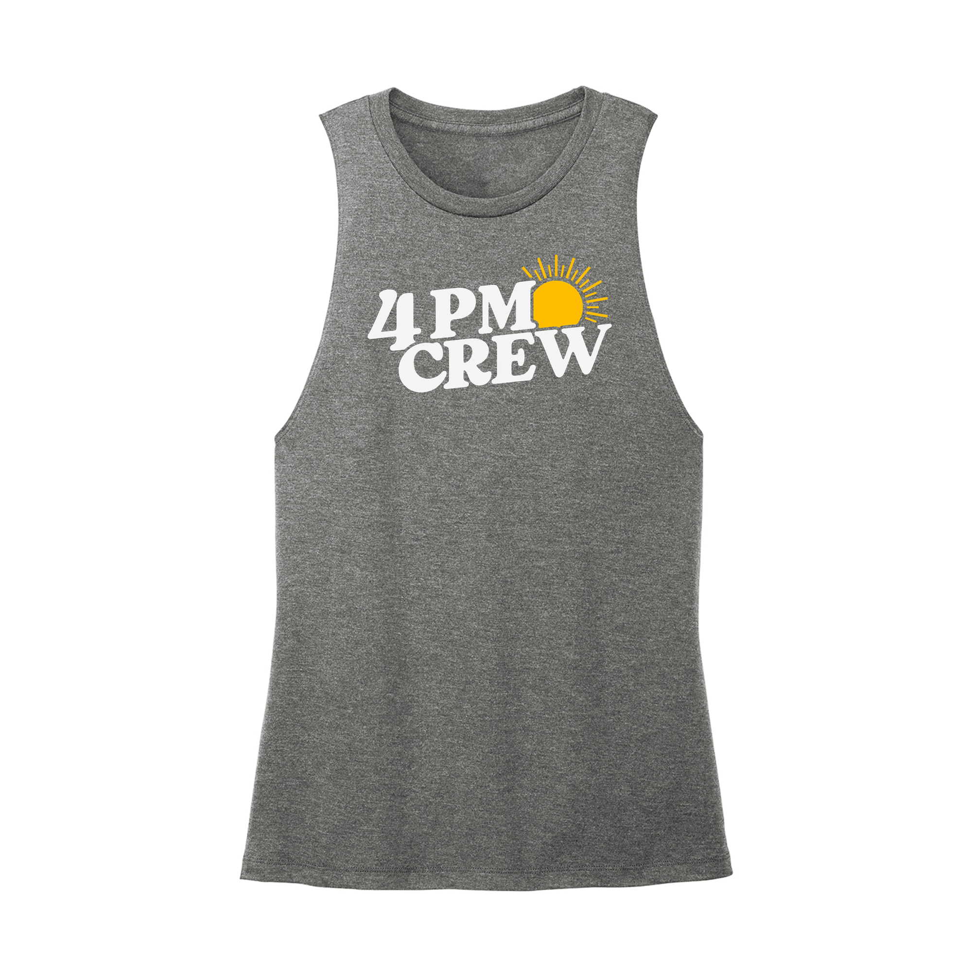 Womens X-Small Dark Gray Muscle Tank