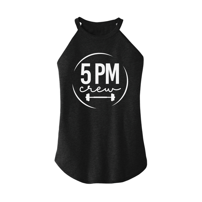 Womens X-Small Dark Heather Gray Rocker Tank Top