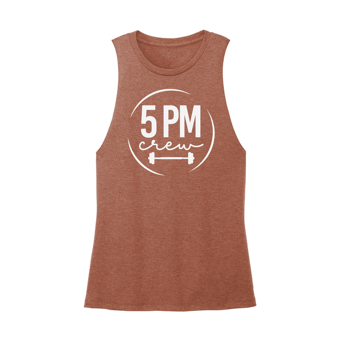 Womens X-Small Brown Muscle Tank
