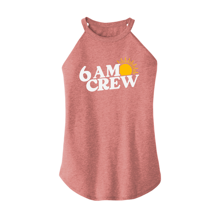Womens X-Small Light Pink Rocker Tank Top