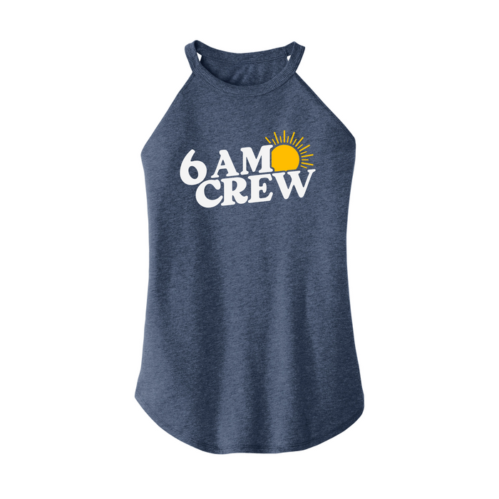 Womens X-Small Navy Heather Rocker Tank Top