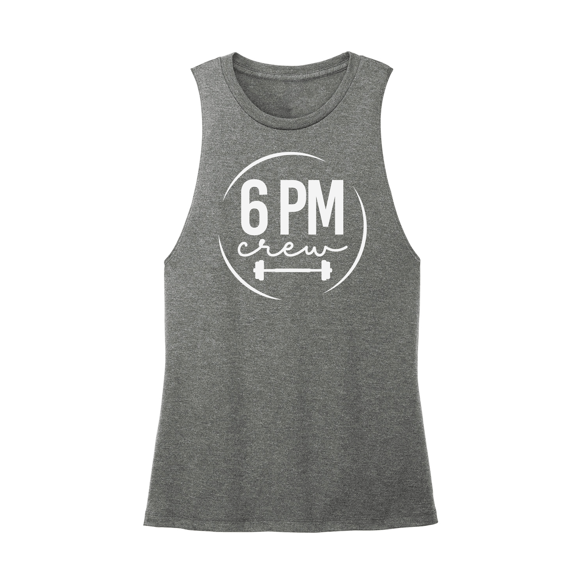 Womens X-Small Dark Gray Muscle Tank