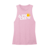 Womens X-Small Light Pink Muscle Tank