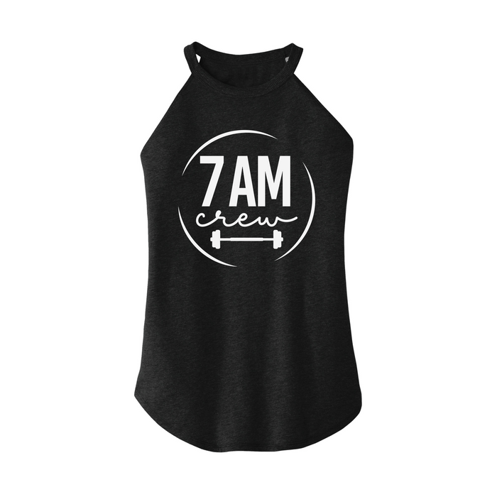 Womens X-Small Dark Heather Gray Rocker Tank Top