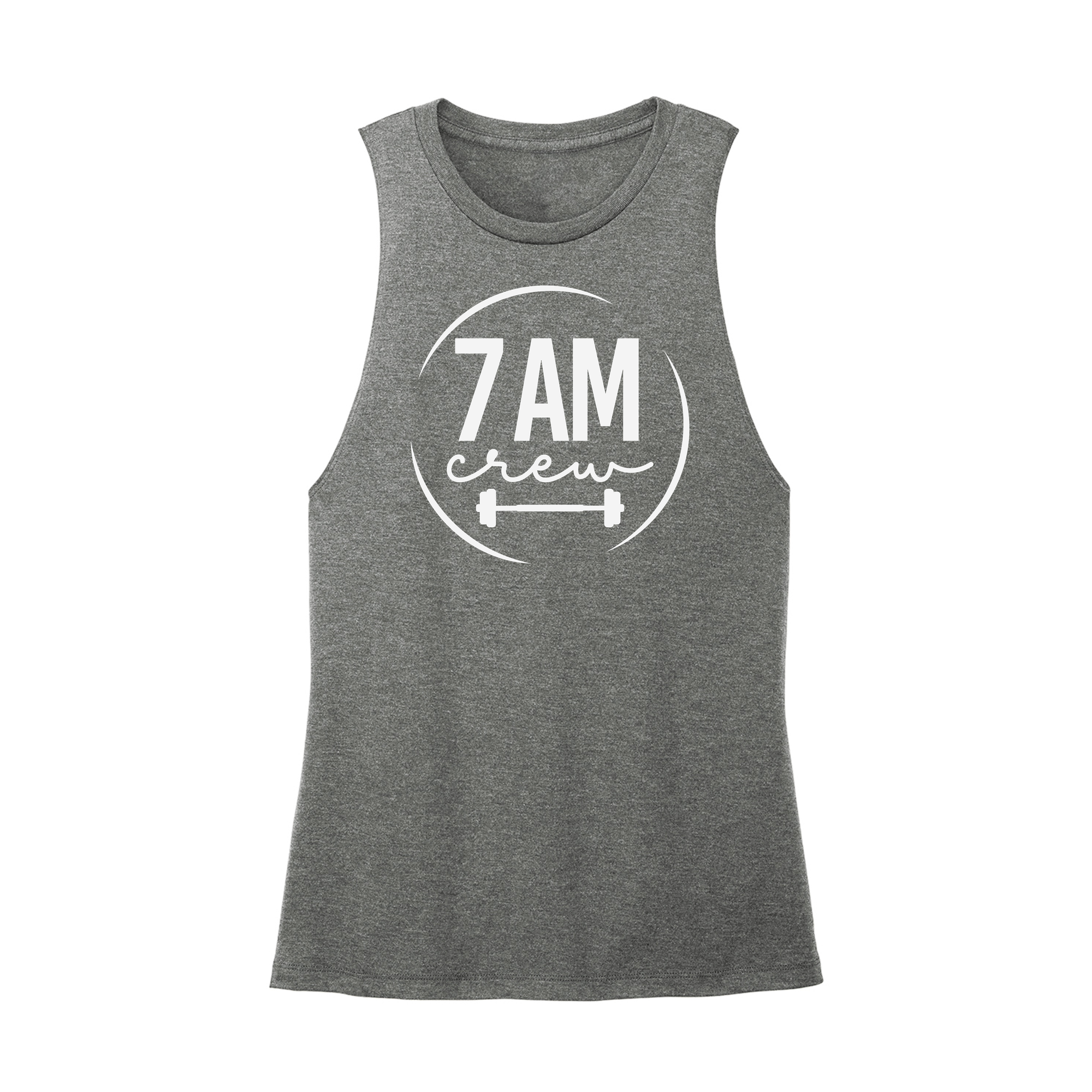 Womens X-Small Dark Gray Muscle Tank