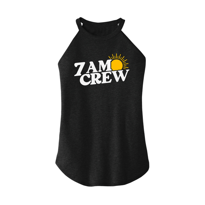 Womens X-Small Dark Heather Gray Rocker Tank Top