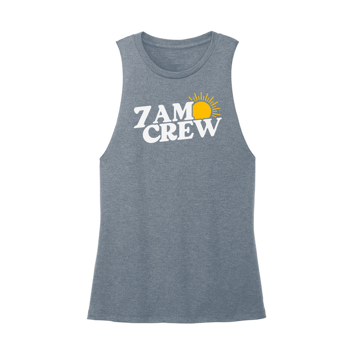 Womens X-Small Teal Muscle Tank