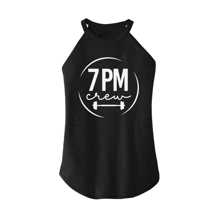 Womens X-Small Dark Heather Gray Rocker Tank Top