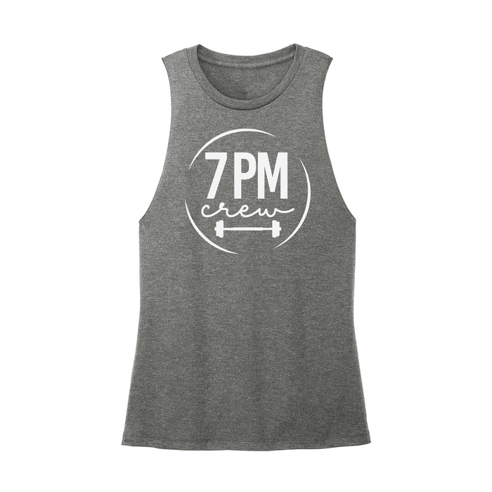 Womens X-Small Dark Gray Muscle Tank