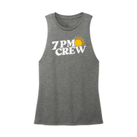 Womens X-Small Dark Gray Muscle Tank
