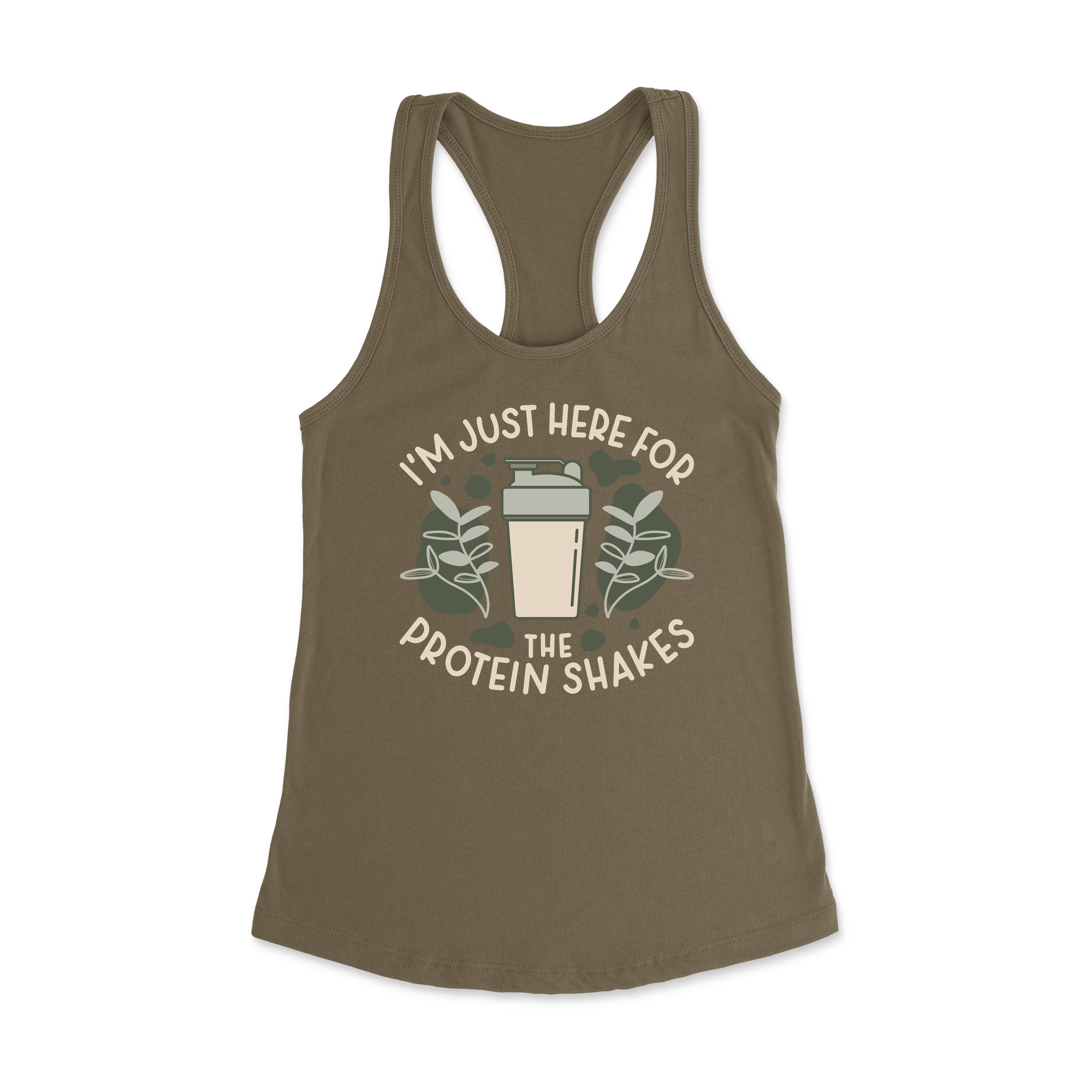 Womens X-Small Military Green Style_Tank Top