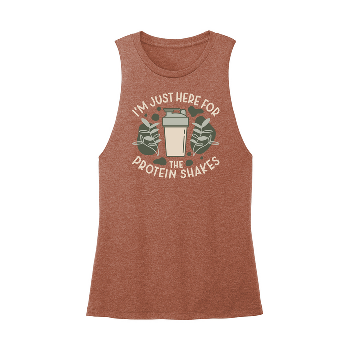 Womens X-Small Brown Muscle Tank